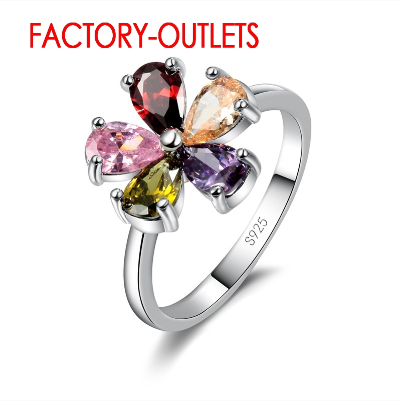 Wedding Z - Anillo de compromiso conjunto nupcial Plata