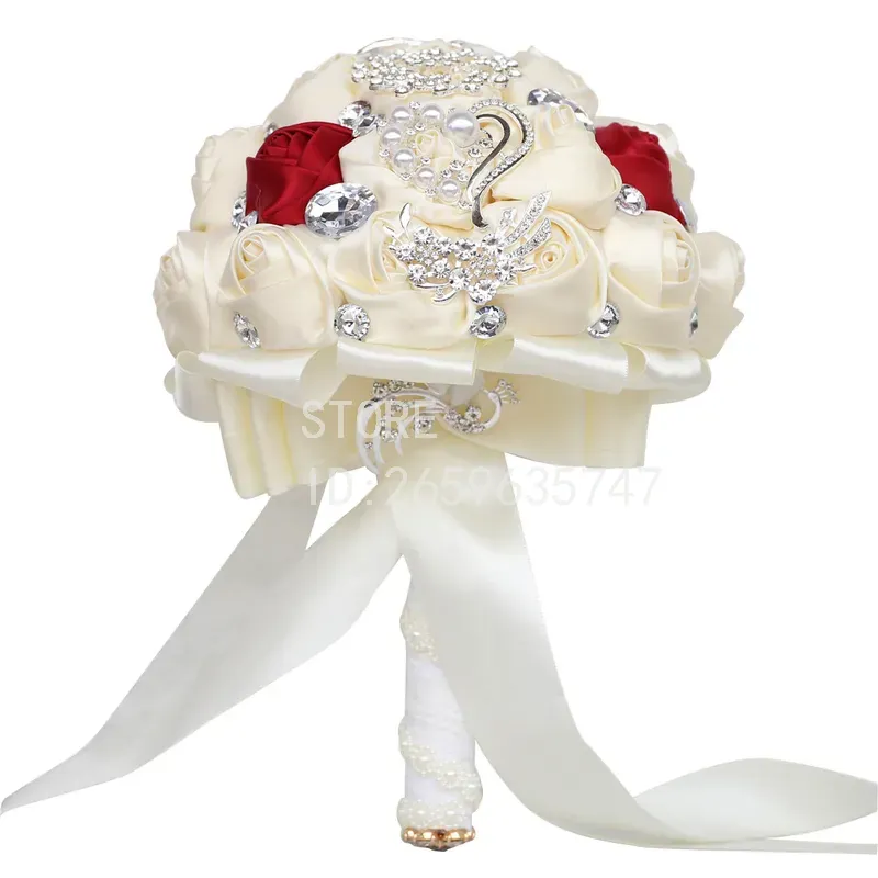 Wedding Supply Factory - Ramo de Novia con Pedrería para