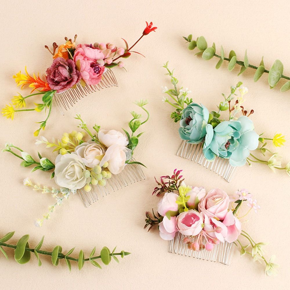 Peine de pelo de flores para m - Wedding Ceremony Supply reseña y precio