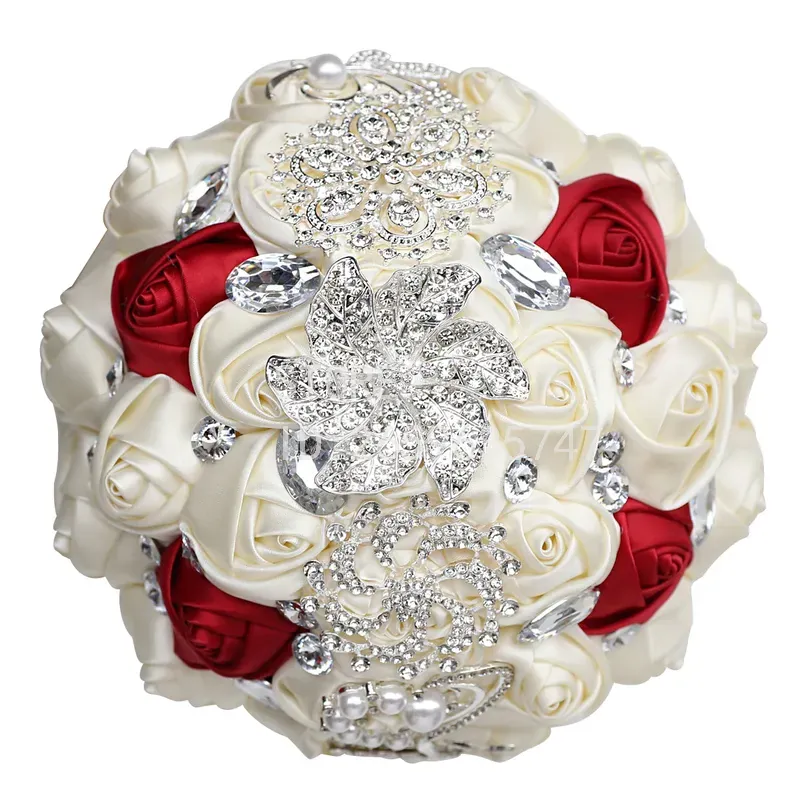 Ramo de Novia con Pedrería par - Wedding Supply Factory reseña y precio