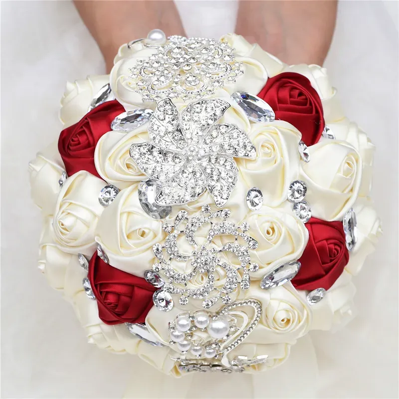 Ramo de Novia con Pedrería par - Wedding Supply Factory reseña y precio