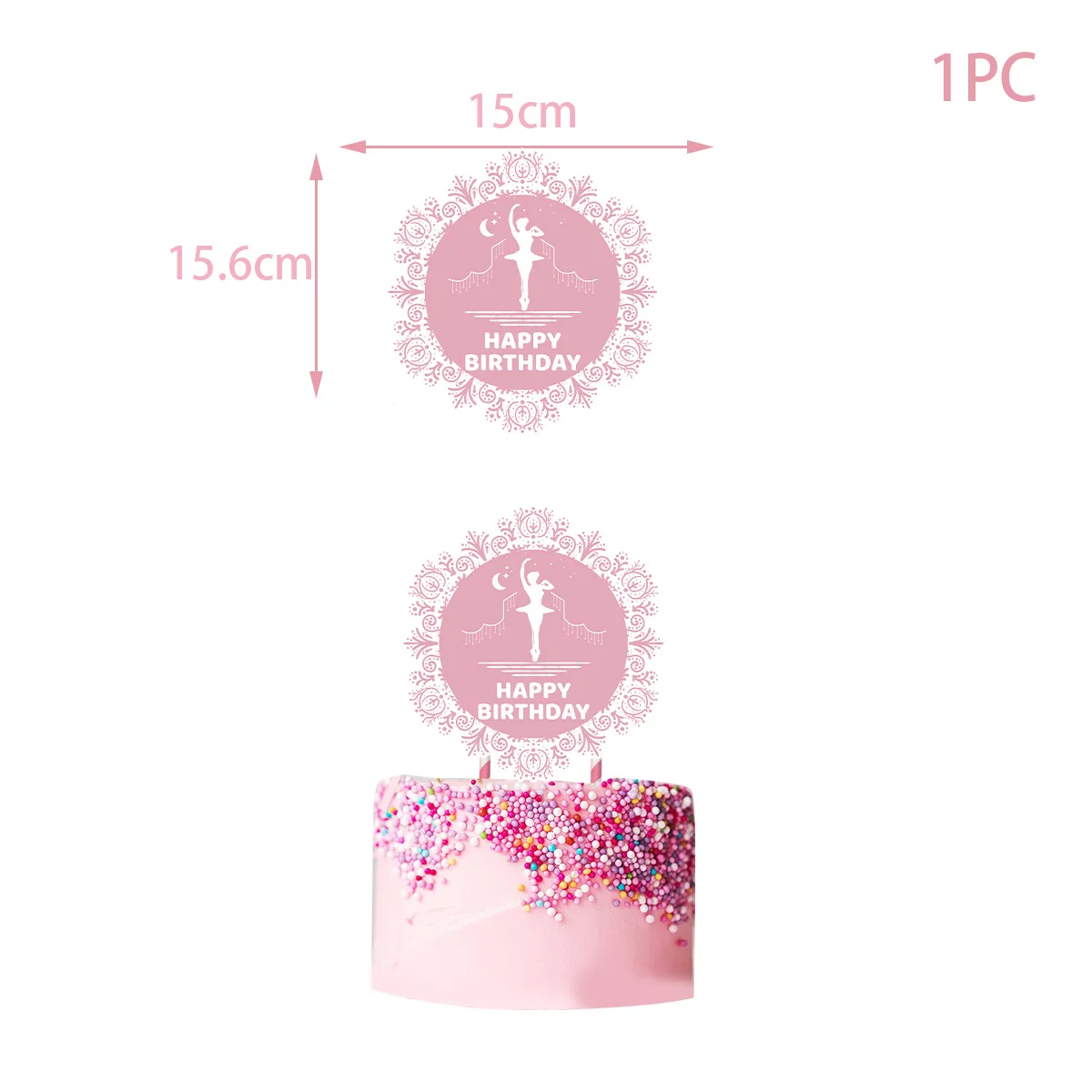 Bailarina rosa Ballet niña Fel - Confetti Balloon Set reseña y precio