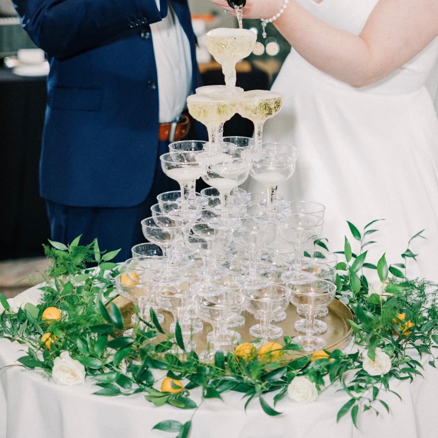 Copas de Champán para Boda de  - Champagne Tower Set reseña y precio