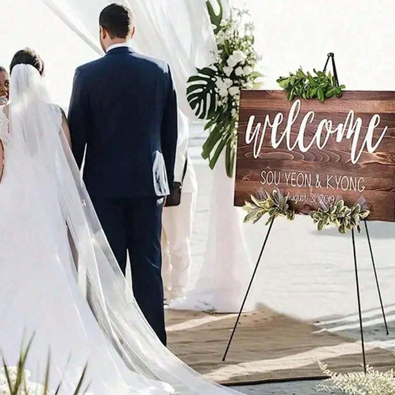 Soporte de Exhibición Plegable - Wedding Ceremony Supply reseña y precio