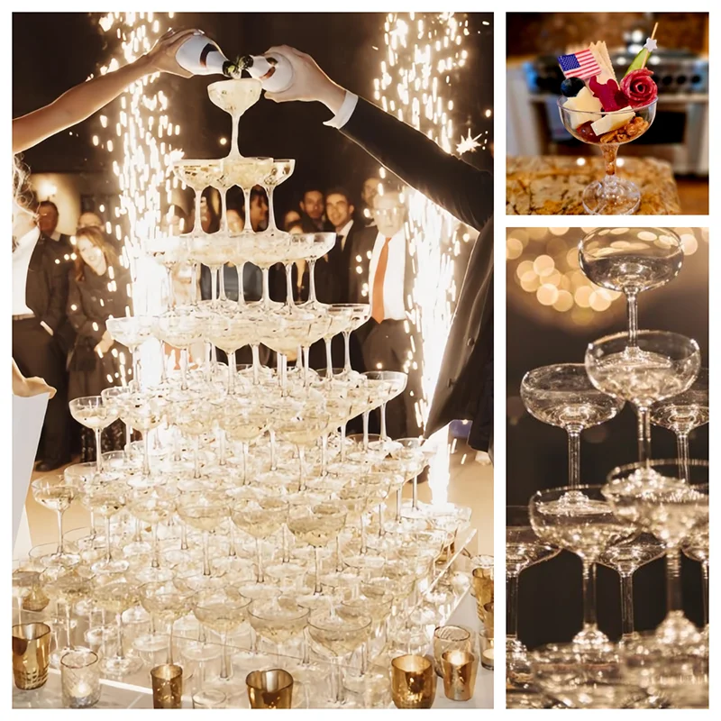 Torre de Champán de Plástico T - Champagne Tower Set reseña y precio
