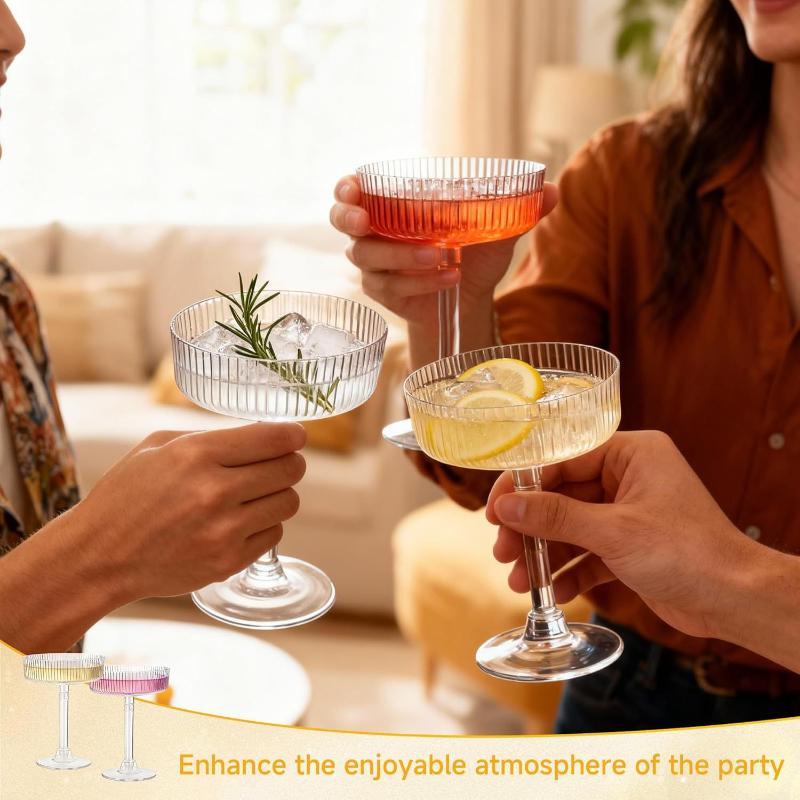 10 Copas de Martini de Plástic - Champagne Tower Set reseña y precio