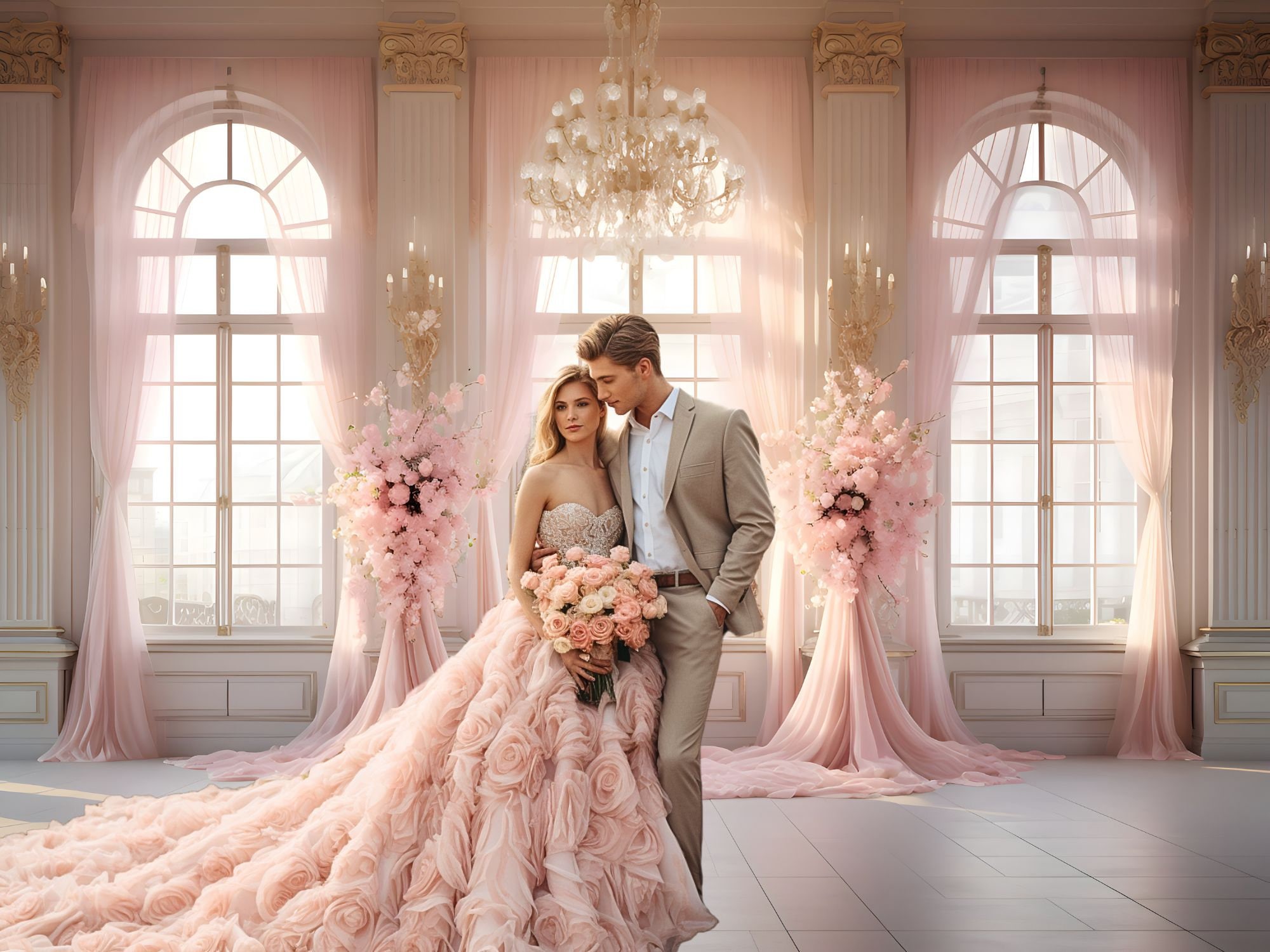 Fondos de fotografía Floral de - Wedding Qq reseña y precio